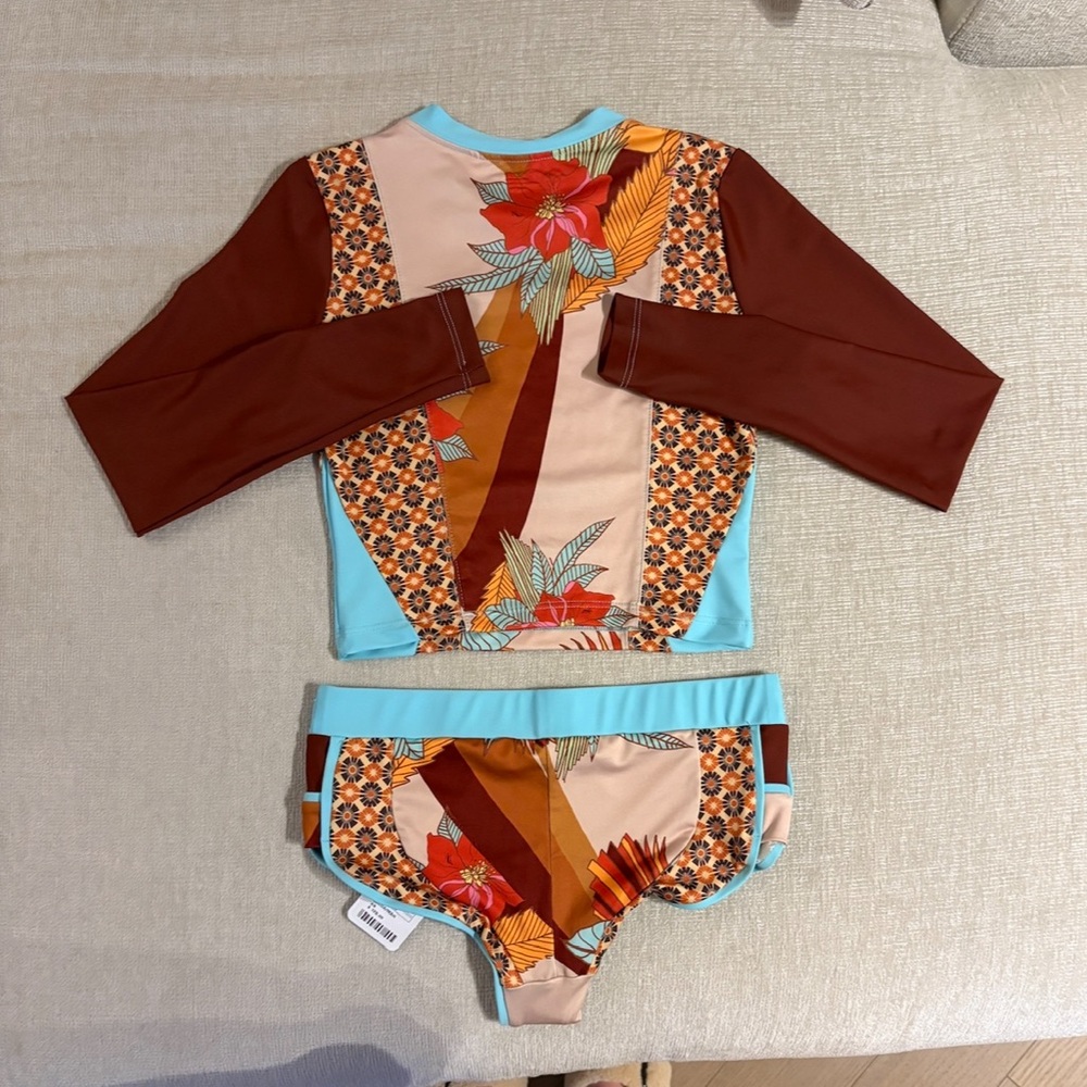 Free People Set Jesse Surf Rashie Fez Surf Bootie Shorts NEW Free-est XS - Picture 8 of 12